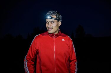 Світлодіодний налобний ліхтар Brennenstuhl LuxPremium, 100 люмен, CREE LED, 60 м, IP44, для бігу, з батарейками