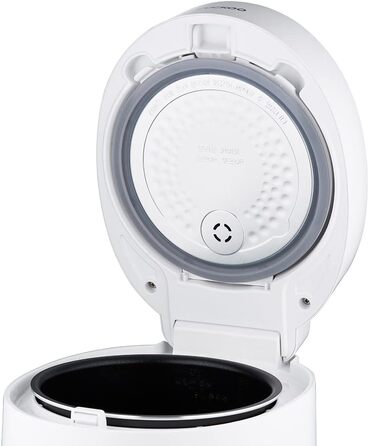 Рисівіар Cuckoo CR-0675F 6 чашок: мультиварка для рису, кіноа, вівсянки, коричневого рису, сенсорний екран, антипригарне покриття, білий