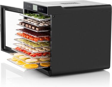 Сушарка для фруктів ETA Vital Air 2 з регулюванням температури 35-70°C, Air Flow, LCD-дисплей, 10 решіток з нержавіючої сталі