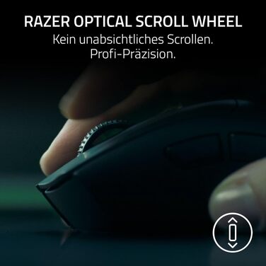 Ігрова бездротова миша Razer DeathAdder V4 Pro — ергономічна, ультралегка (55г), 26K DPI, HyperSpeed, чорна