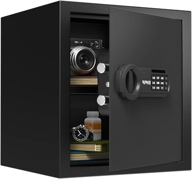 Сейф RPNB Deluxe 8.5 л з електронним замком для зберігання грошей та прикрас, цифрова клавіатура, для дому, офісу, готелю