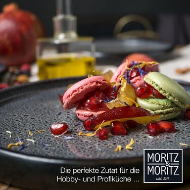 Набір тарілок Moritz & Moritz SOLID 21 см, 4 шт, керамічні десертні, для тортів та сніданків
