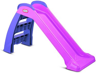 Little Tikes Перша гірка - ігровий набір для дому та саду. Дитячий ігровий набір, безпечний та міцний. Підходить для дітей від 18 місяців (рожевий/фіолетовий)