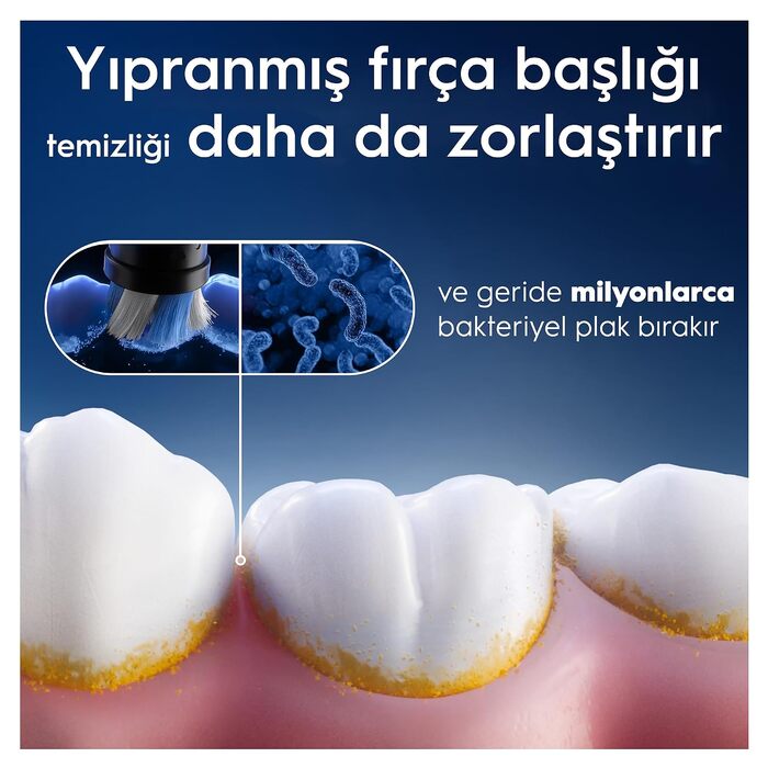 Смінні насадки для електричної зубної щітки Oral-B iO Ultimate Clean, CrissCross, для видалення нальоту, чорні, 4 шт.