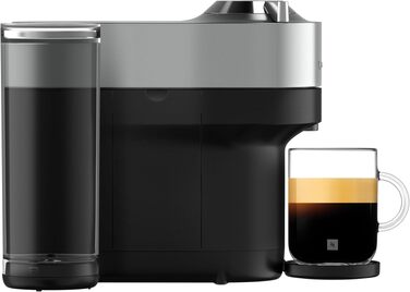 Кавомашина Nespresso Krups Vertuo Pop XN930T Титан 560 мл, капсульна, автоматичне розпізнавання капсул, 4 розміри чашок