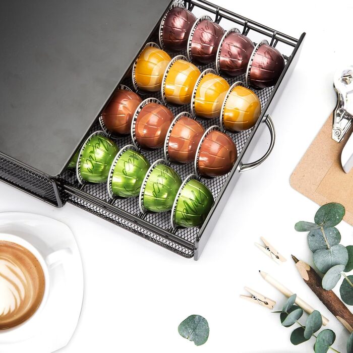 Органайзер-шухляда для капсул Nespresso Vertuo, тримач для кавових капсул S-40