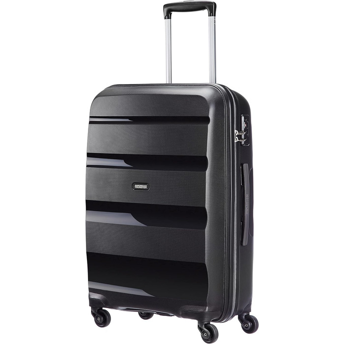 Валіза American Tourister Bon Air Spinner M 66 см, 57.5 л, чорна, ручна поклажа