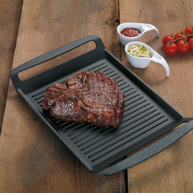 Кела Grillplatte Kerros: Алюмінієва гриль-пательня з антипригарним покриттям, 230°C, для всіх плит, 11564