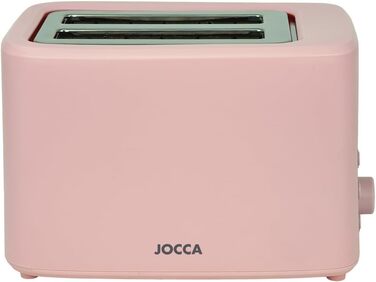 Тостер JOCCA Nature на 4 скибки, 7 режимів, розморожування, підігрів, анулювання, широкий слот, збір крихт, чорний