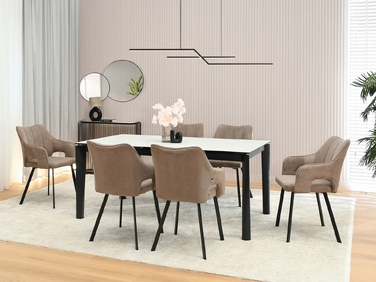 Стілець Mebel-Partner, штучна шкіра, бежевий, 1 шт.