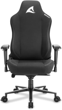 Ігрове крісло Sharkoon Skiller SGS40, чорне, дихаюча тканина, широке сидіння