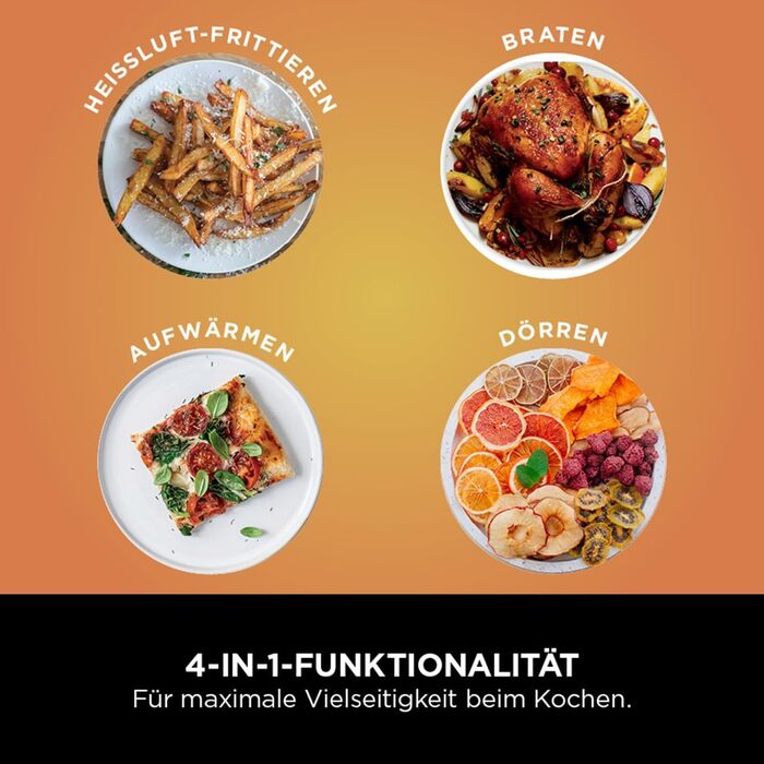 Аерофритюрниця Ninja Foodi PRO Cinnamon AF140EUCM, 1750 Вт, електрична мультипіч для здорового приготування