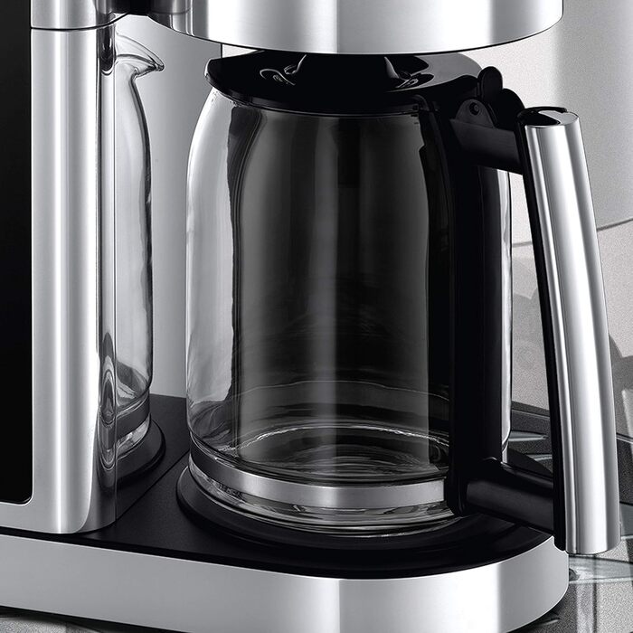 Тостер Russell Hobbs Elegance Glas/Нержавіюча сталь - 2 тости/1 широкий, підставка для булочок, 6 режимів, розморожування/підігрів