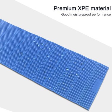 Кемпінговий килимок Lixada 190x57 см, ультралегкий, складаний, піна, для туризму, пікніка, пляжу, ізоляційний, червоний