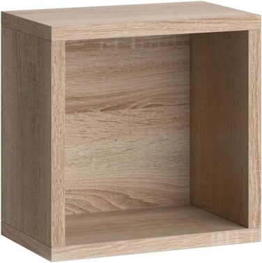 Настінна полиця Vicco Senyo, комплект 2 шт, дуб сонома, 25x25 см