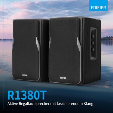 Акустична система Edifier Studio R1380DB 2.0 Bluetooth 5.1 (42 Вт) з пультом ДУ та регуляторами басів/високих частот для TV, PC, смартфону