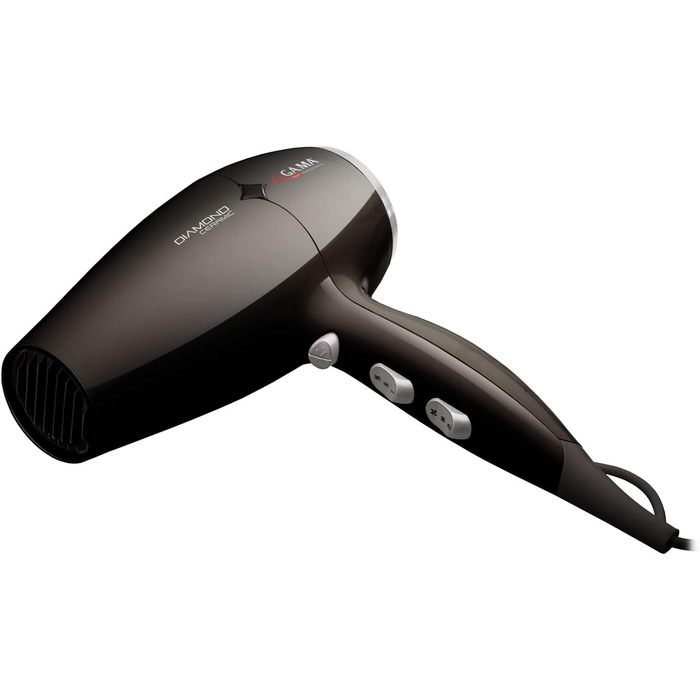 Фен для волосся Gama Italy Professional GH0301, чорний, професійний