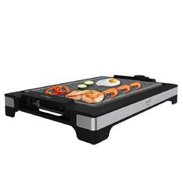 Електричний гриль Cecotec Tasty&Grill 2000 InoxStone, 2000 Вт, антипригарна панель Inox LineStone, регулятор температури, корпус із нержавіючої сталі