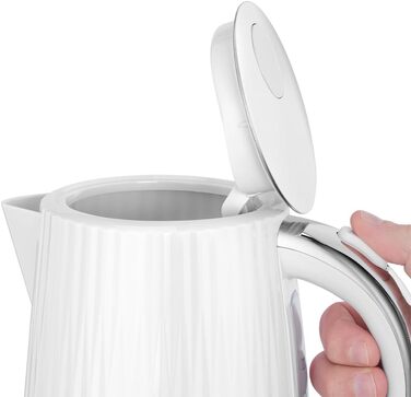 Електричний чайник Russell Hobbs Eden 1.7 л, 2400 Вт, колір малиновий (Raspberry), нержавіюча сталь, зі знімним фільтром від накипу, модель 27362-70