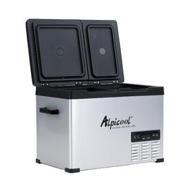 Автомобільний холодильник Alpicool T60 компресорний 40л (-20°C до +20°C) 12V/220V для авто, кемпінгу, човна з USB