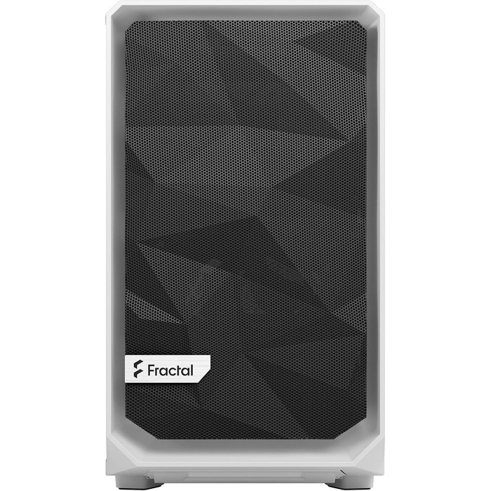 Корпус Fractal Design Meshify 2 Nano White TG Clear Tint, білий, скляна панель, компактний, для ігрових ПК
