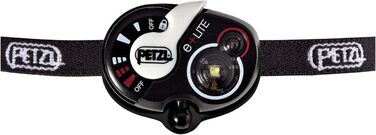 Ліхтар Petzl E+Lite E02 P3 чорний/червоний, аварійний налобний ліхтар