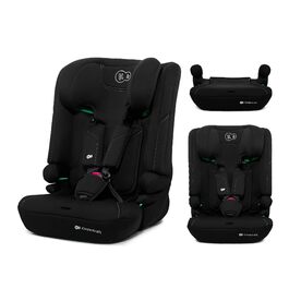 Автокрісло Kinderkraft I-COMFY 76-150 см, Регульоване, Чорне. Система Easy Grow, 5-точкові ремені безпеки, Легке встановлення