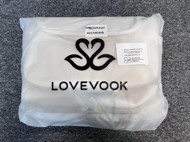 Жіночий рюкзак LOVEVOOK для подорожей 40л, водонепроникний, для ноутбука 17'', ручна поклажа, бежево-коричневий, для бізнесу та відпочинку