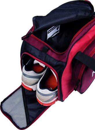 Дорожня спортивна сумка Nitro Duffle XS, 35 л, 40x23x23 см, для фітнесу, школи, подорожей, колір червоний (Chili)