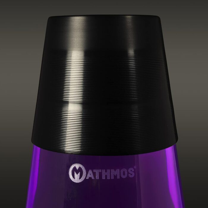 Лава-лампа Mathmos Astro Vinyl (чорний/фіолетовий/помаранчевий) — оригінальний британський дизайн 1963 року, ручна робота