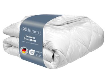 Зимова ковдра XDREAM Pure 135x200 см, тепла гіпоалергенна ковдра з мікрофібри, прання при 60°C, сертифікат Öko-TEX