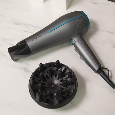 Фен для волосся Cecotec IoniCare 5200 Aura Black, 2300 Вт, з DC-мотором та іонізацією