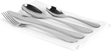 Набір столових приборів Russell Hobbs London 24 предмети, нержавіюча сталь, на 6 осіб, для мийки в посудомийній машині. Гарантія 15 років