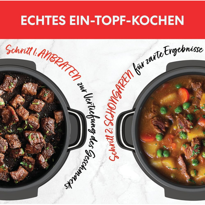 Мультиварка Instant Pot Superior 7.1 л, 4 режими (повільне приготування, смаження, пароварка, підігрів), для кухні, 800 Вт, підходить для посудомийки
