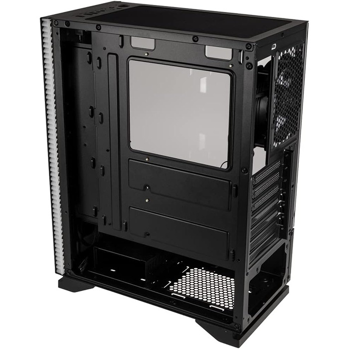 Корпус для ПК Kolink Inspire K11 ARGB Midi-Tower, чорний, з боковою панеллю з загартованого скла, RGB-вентилятор, підтримка водяного охолодження, ATX