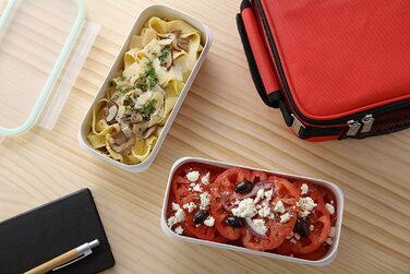 Термосумка Tatay Urban Food Premium 4,7 л з 2 контейнерами 0,75 л, BPA Free, червона, жорсткий корпус