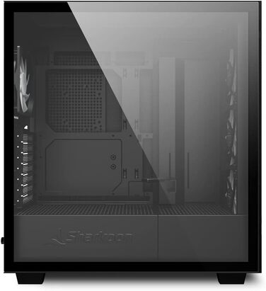 Корпус для ПК Sharkoon Rebel C50 RGB ATX чорний з підсвіткою