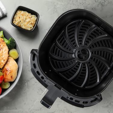 Аерофритюрниця BERGNER NATURALLY Copperly 6.9L, 1800W, керамічне покриття без PFAS, 8 програм, таймер та регулювання температури 80-200°C, мідна