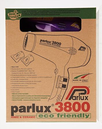Фен для рук PARLUX 3800 ECO, фіолетовий, екологічний
