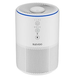 Очищувач повітря Slevoo 03 Pro Max для дому з HEPA-фільтром 3-в-1, CADR 200м³/год, від шерсті тварин, пилу та запахів, білий