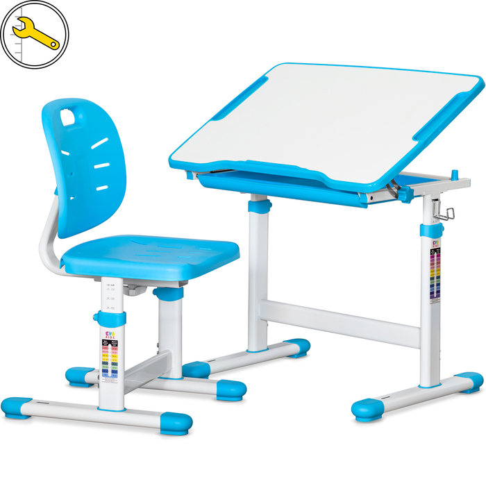 Комплект Evo-kids (стіл+стілець) Evo-05 Ergo Blue (арт. Evo-05 Ergo BL)