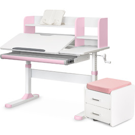 Комплект (S) Evo-Kids TH-330 Pink (парта + тумба) (арт.TH-330 + BD C3_PINK)