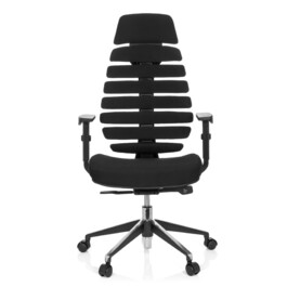 Офісне крісло / поворотне крісло ERGO LINE II PRO Тканина Чорний HJH OFFICE