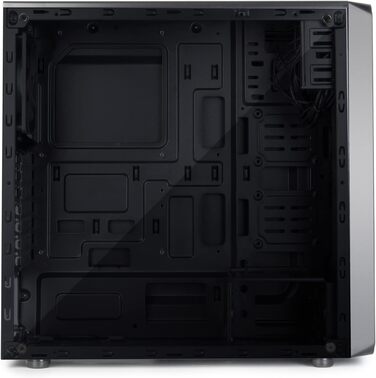 Корпус Vultech VCO-A2699T ATX, 1x USB 3.0, 2x USB 2.0, загартоване скло, без блока живлення, чорний