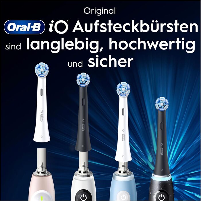 Смінні насадки для електричної зубної щітки Oral-B iO Ultimate Cleaning, білі, 4 шт.