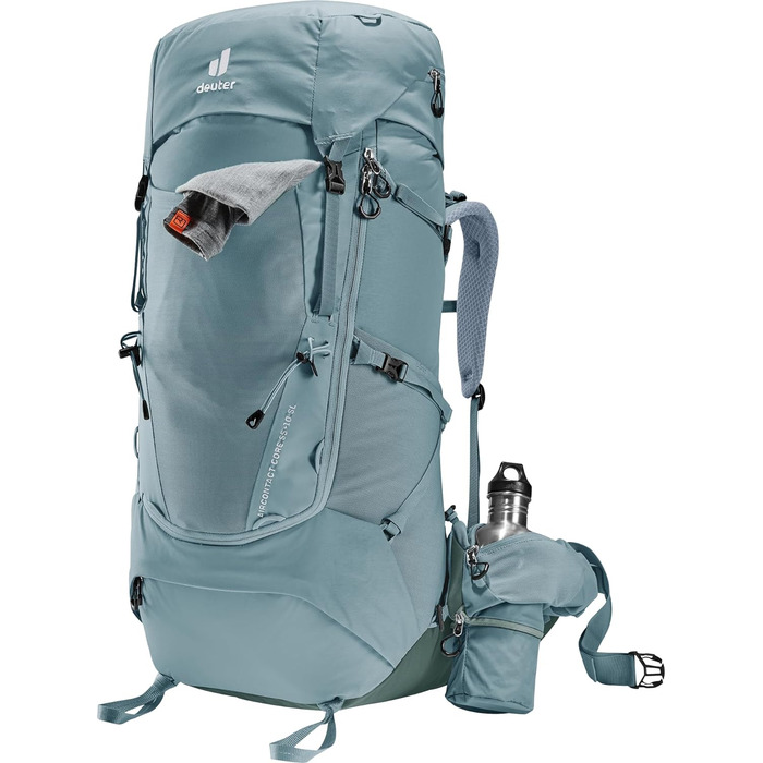 Жіночий трекінговий рюкзак deuter Aircontact Core 55+10 SL, 2024, 65 л, shale-ivy