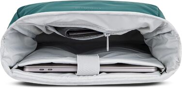 Рюкзак Johnny Urban Harvey Medium Aquamarinblau 15л — водонепроникний роллтоп з відділенням для ноутбука, для міста, уні та бізнесу, матове PU покриття, унісекс