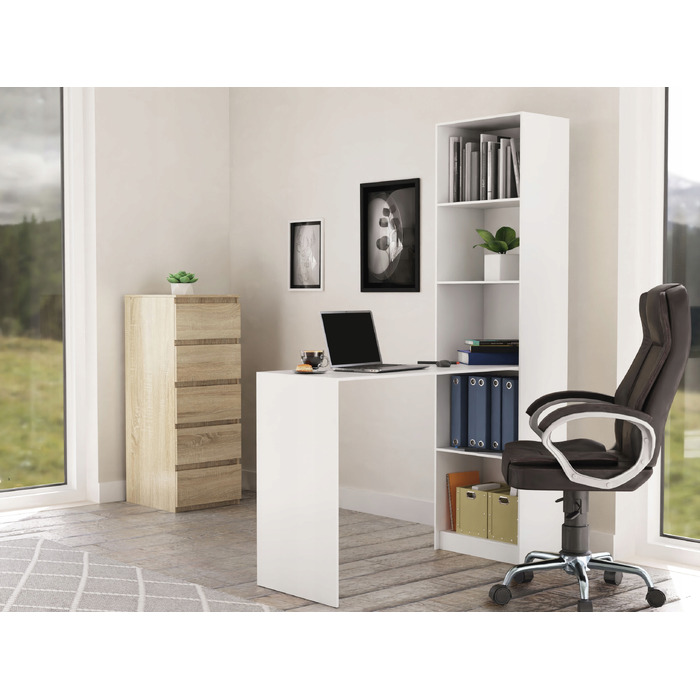 Стелаж TopEshop 50 см x 182 см x 30 см, білий