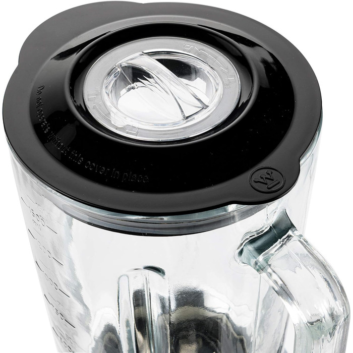 Кухонний блендер Westinghouse Retro, 1.5 л, скляна чаша, 600 Вт, 3 швидкості, імпульсний режим, 6-лезове ножі, нержавіюча сталь, BPA free, червоний