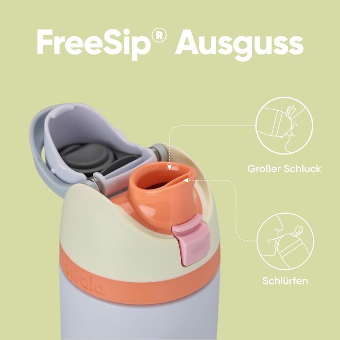 Термопляшка Owala FreeSip зі сталі зі вбудованою трубочкою, BPA-free, 710 мл, колір Beach House — для спорту, фітнесу та подорожей
